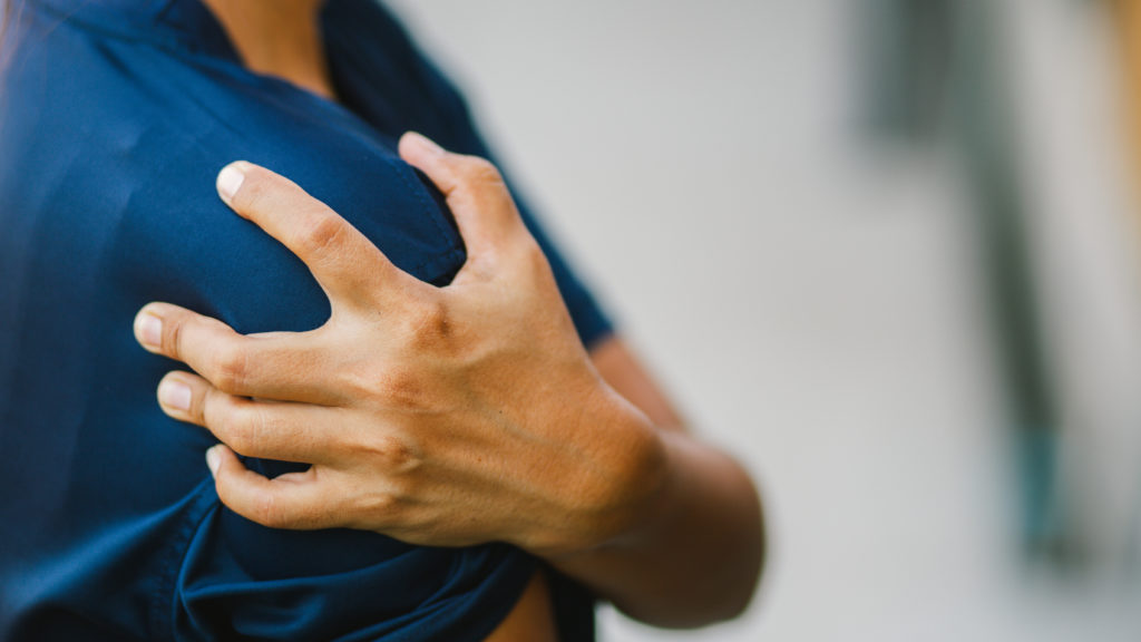 suffering from rotator cuff pain